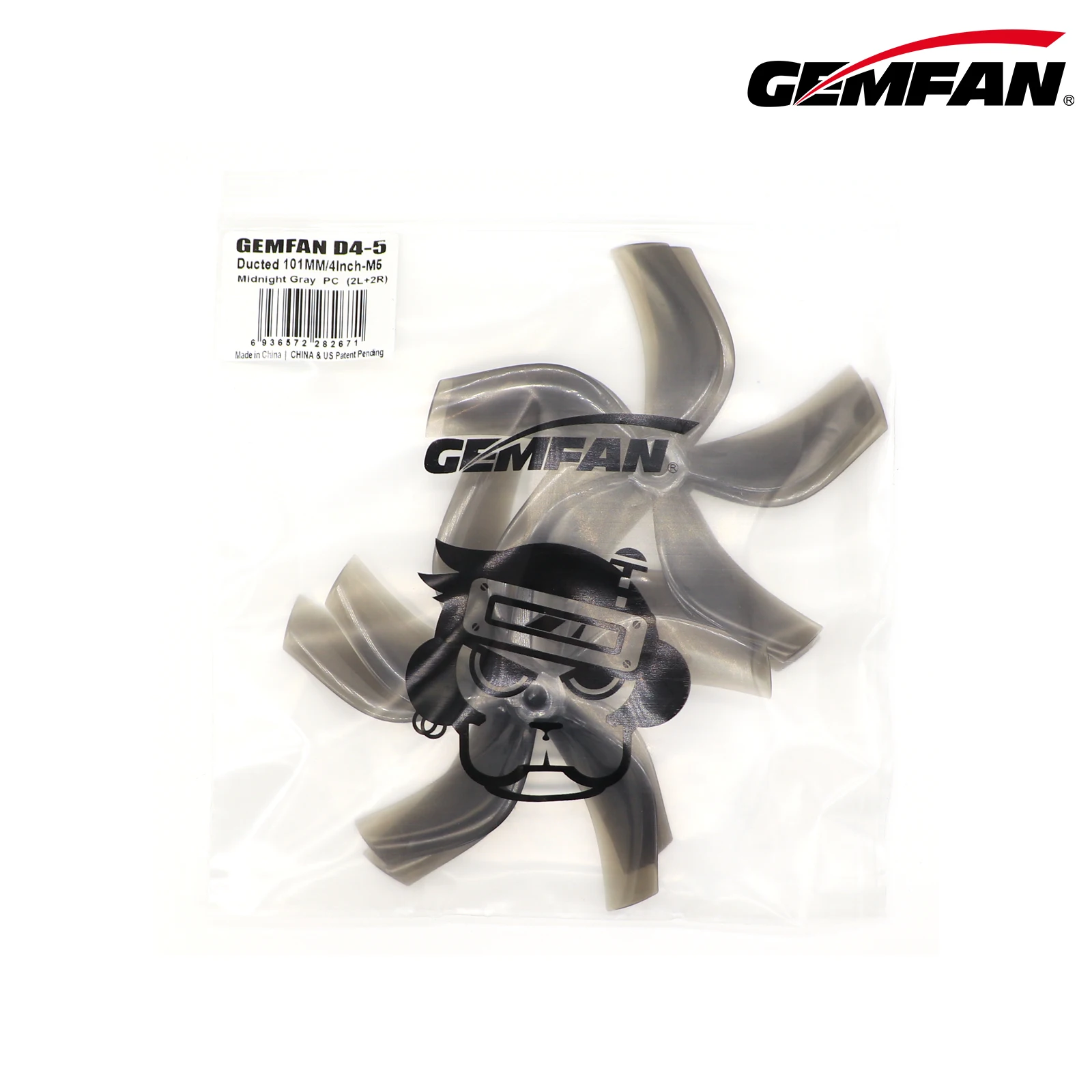 Gemfan D4-5 4x3.8x5 5-Blatt-PC-Propeller-Set - Hoher Schub, geringe Geräuschentwicklung, langlebig für 4" Cinewhoop FPV – Detail 4