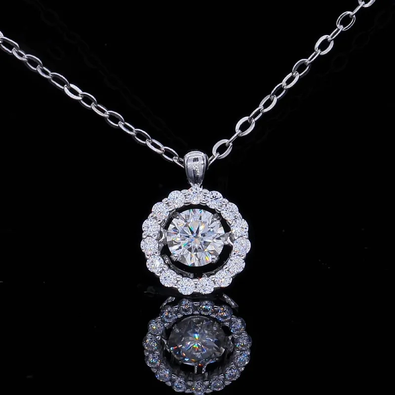 Sparkling Silver Color Crystal Mosant Diamon Chain Choker Necklace Bridal Women's Party Day Rhinestone ChokerJewelry Gift