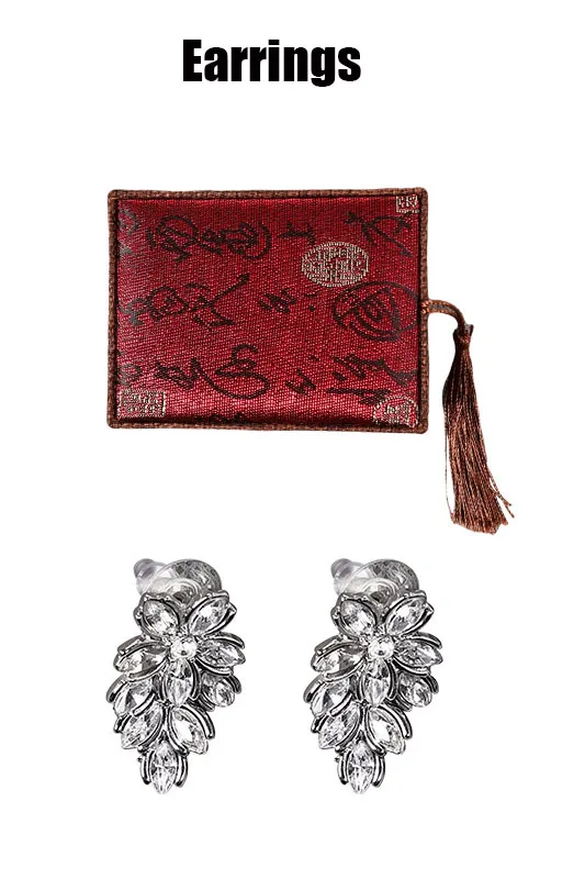 Wicked Glinda Cosplay Wand Diamond Crown Earrings Bags Props for Women Disguise Fantasy Cosplays Halloween Costume Accessories image 3