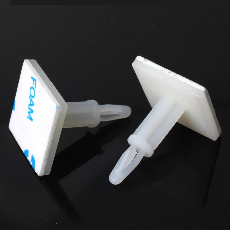 Nylon Plastic Standoff Spacer Bolt Stick with Adhesive Glue Insert Lock Clip on in Fixed Support PCB Circuit Board 3mm Hole