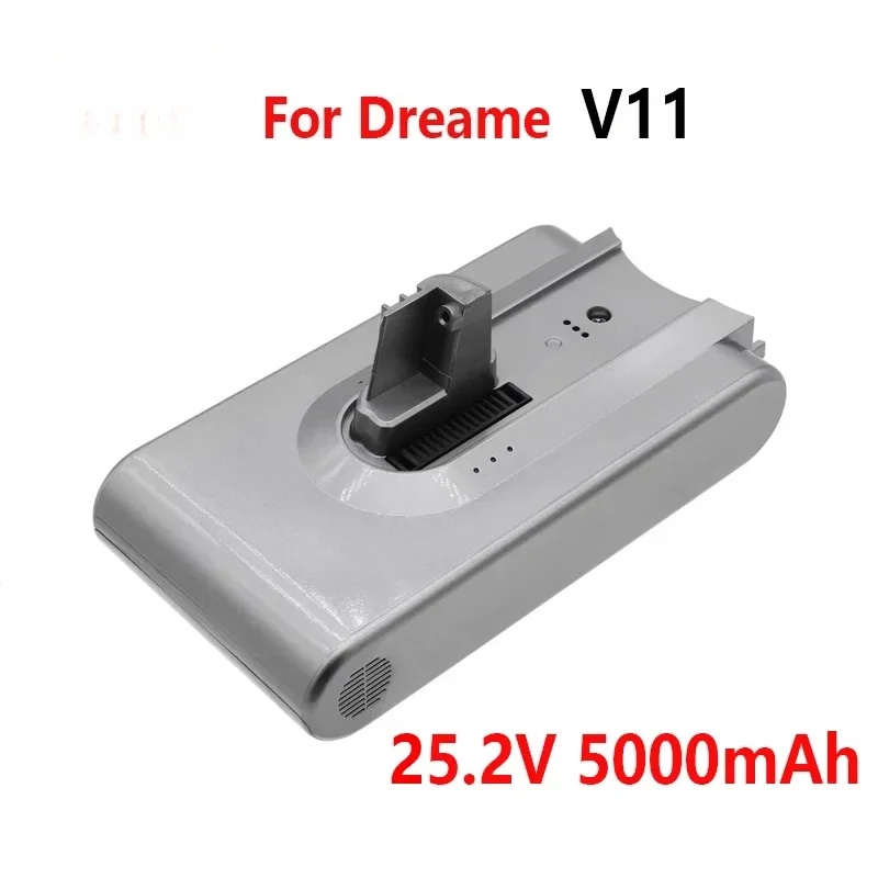 NEW 25.2V 7S1P 5000mAh For Dreame V11 V11SE V12 V12pro VVT1 VVN6 VVA1 VVN5 Wireless Vacuum Cleaner Battery Pack Replacement image 3