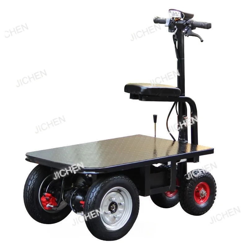 Upside Down Donkey Electric Flatbed Truck Warehouse Pulling Trolley Construction Site Three-wheeled Electric Vehicle Stall Truck