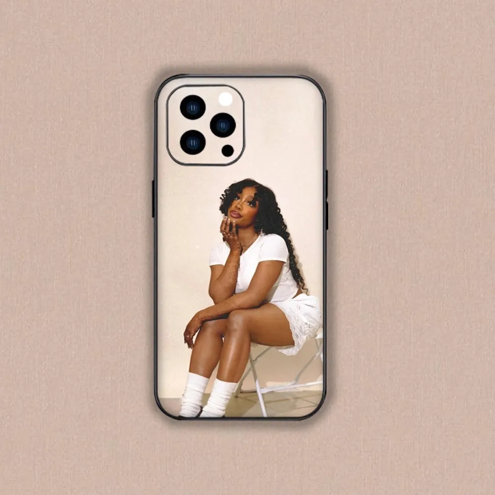 Singer S-SZA Phone Case For Xiaomi 12 11 Pro Redmi Note7 8 9 K40Pro Black Shell