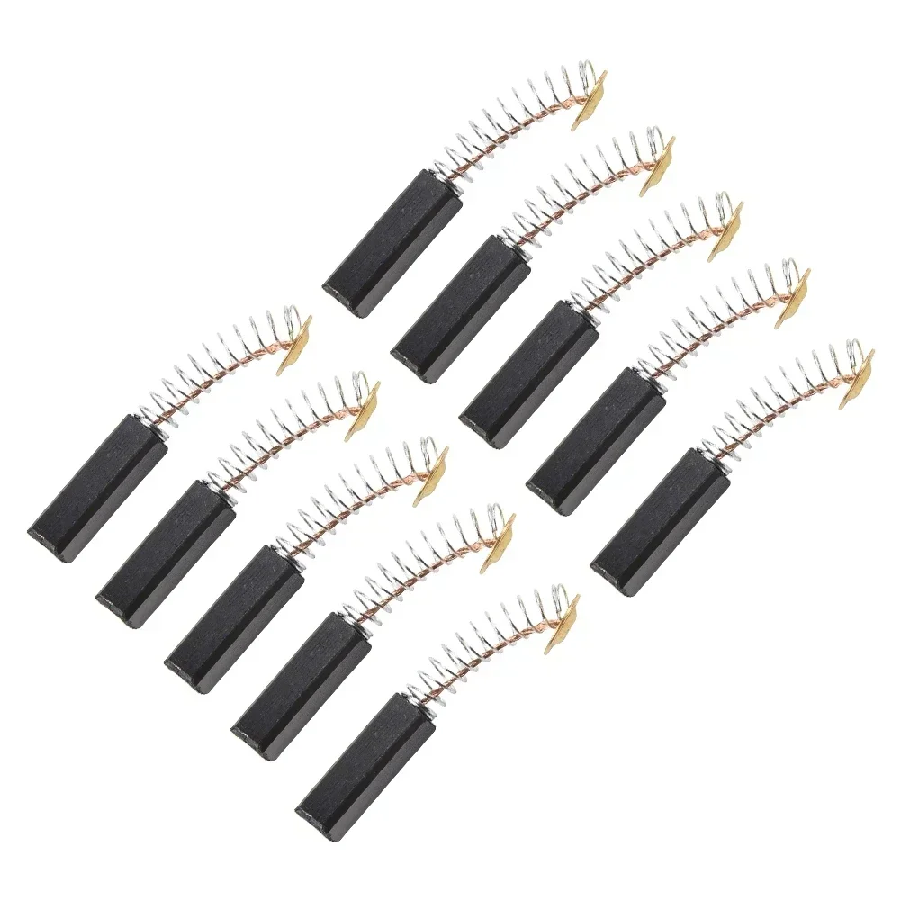 

10pcs Carbon Brushes Motor Coal Brushes Engine Coal Brushes For Motorbrush Drill Power Tool Accessories 6x6x20mm