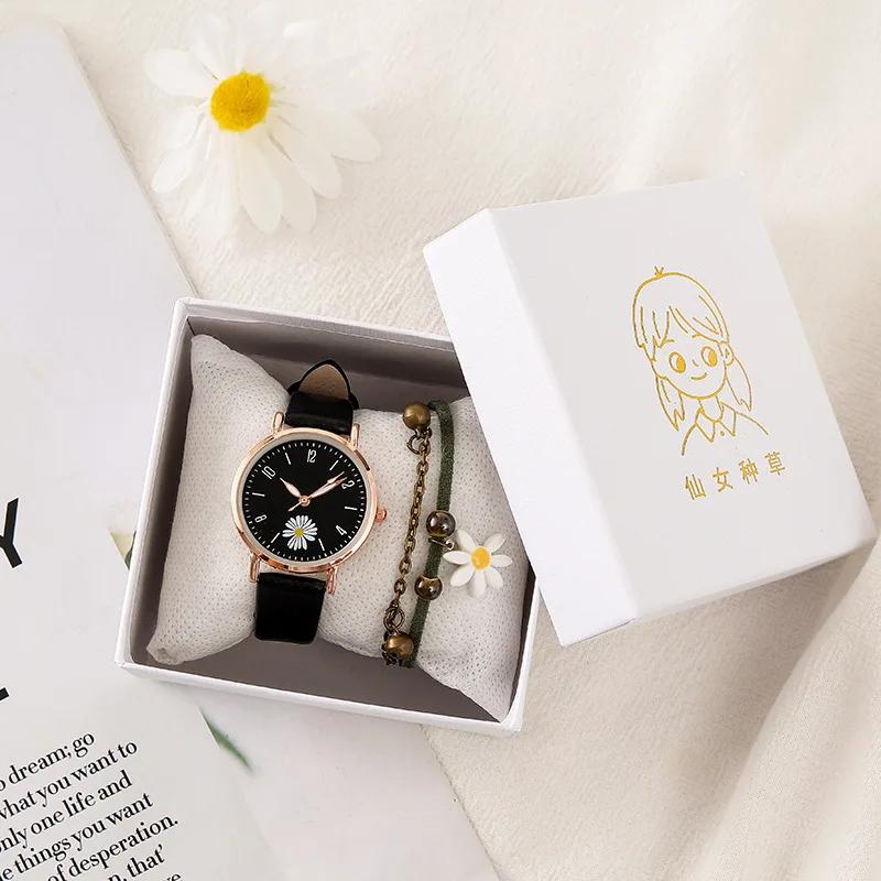 2022 Nieuwe Chrysant Luxe Vrouwen Horloge Casual Mode Vrouwelijke Horloge Eenvoudige Temperament Quartz Horloges Voor Vrouwen Gift