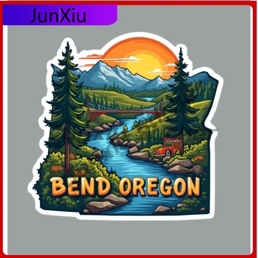 

Bend Oregon Waterproof Sticker Accessories X 500 Motorcycle Stickers Cbr1000rr Custom Decals Car Sticker Cover Scratch Guitar