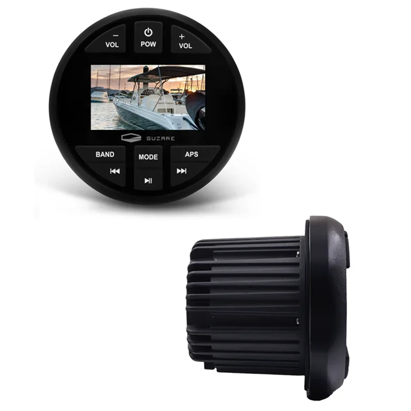 Receptor de Radio estéreo marino, reproductor MP4, IP66, resistente al agua, Bluetooth, Flash USB, FM para ATV, UTV, carrito de Golf, cabina, Scooter, Jetski