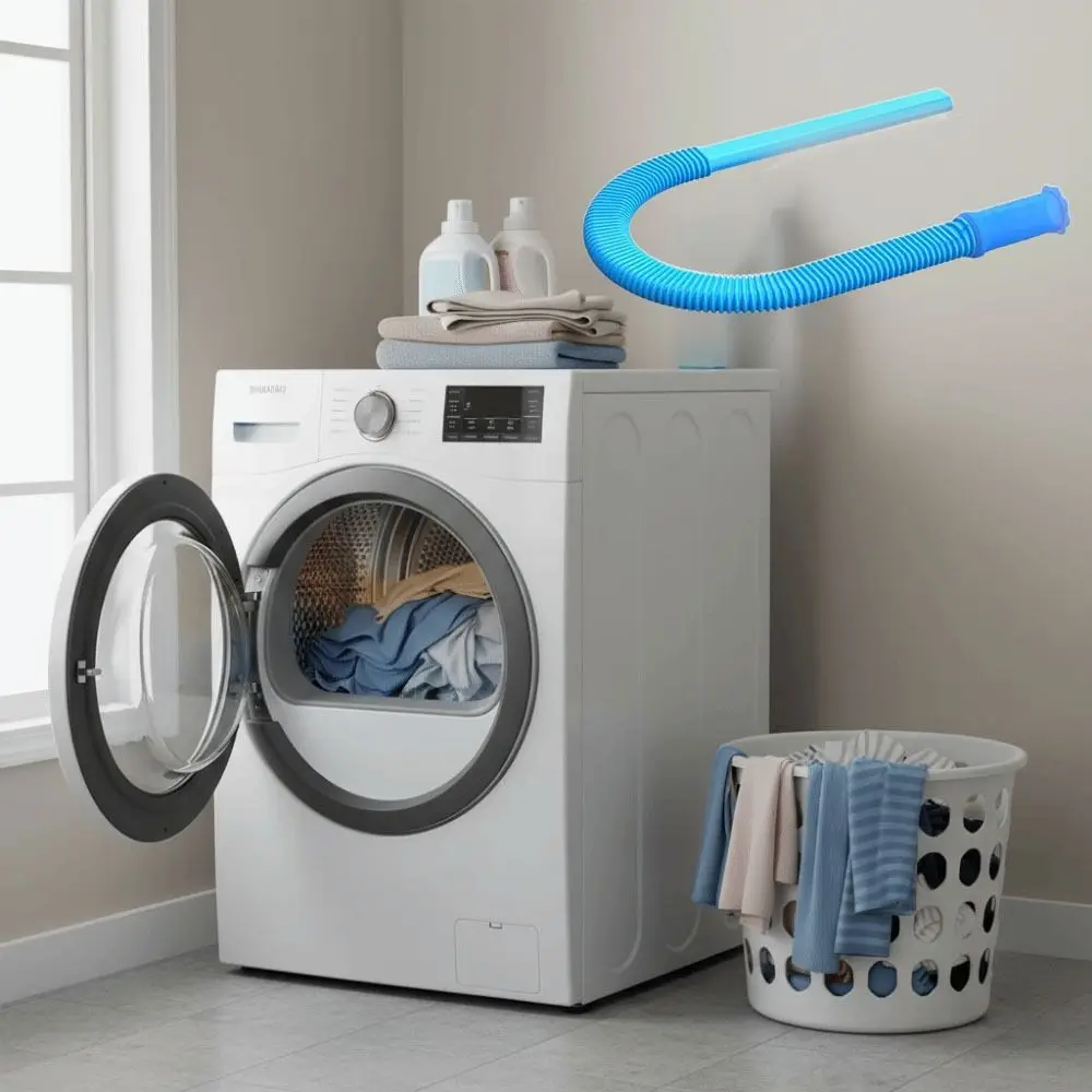 Elastic Connector Dryer Vent Cleaner Kit Vacuum Hose Universal Quickly Cleaning Vacuum Hose Attachment Compatible Design