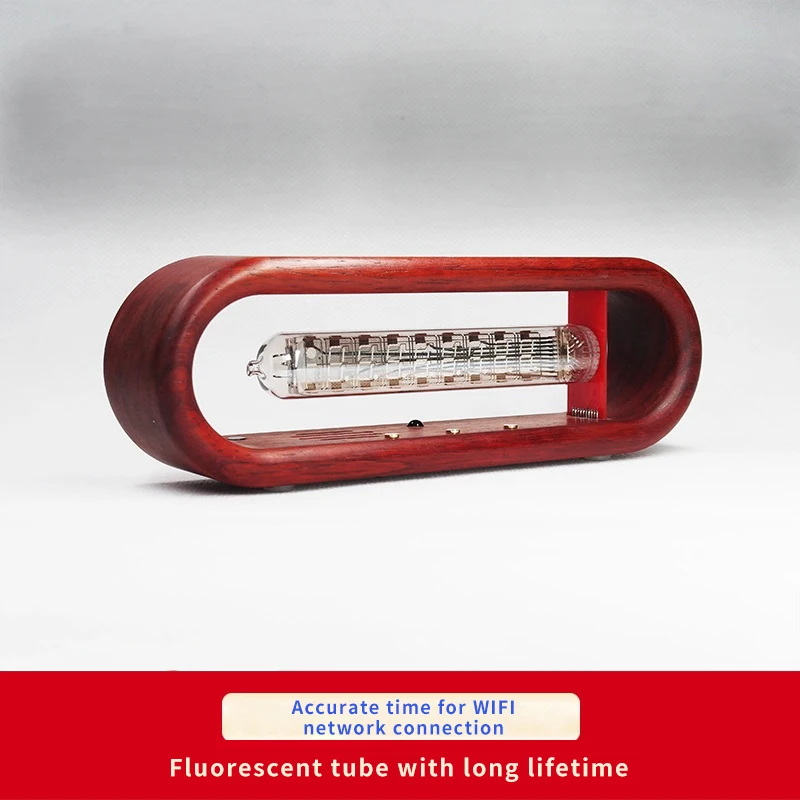 Capsule IV18 Cyberpunk Geek Creative Fluorescent Tube Clock Decoration LED Nixie Fluorescent Tube Clock