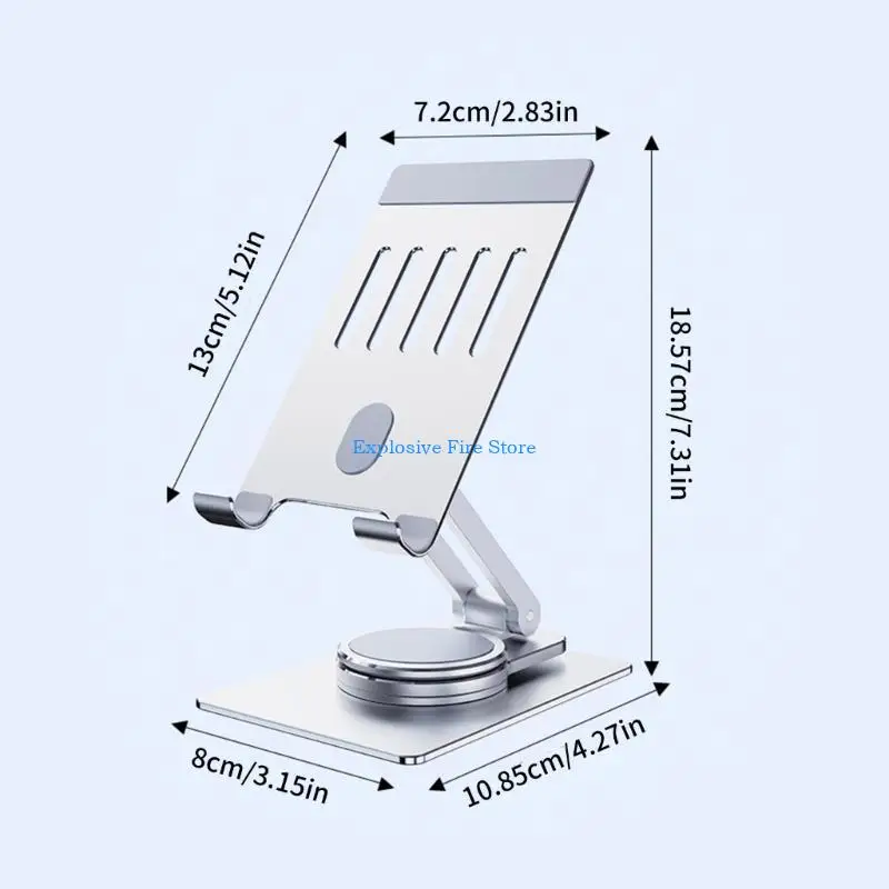 C4DB Foldable Phone Tablet Cradle Height Adjustable Bracket Phone Support