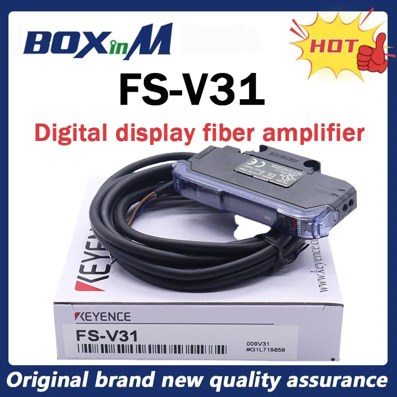 100% New original FS-V31P FS-V31 Digital display fiber optic amplifiersensor