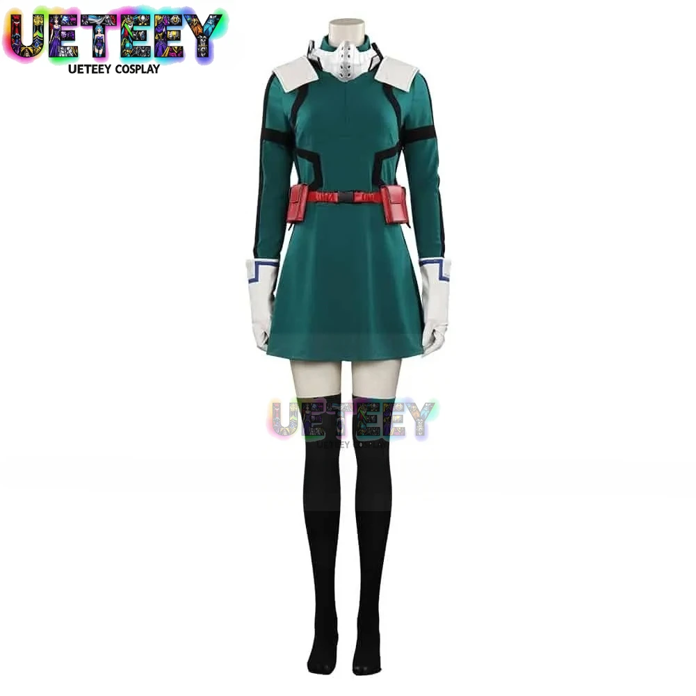 

UETEEY COS аниме Midoriya Izuku Deku женский косплей костюм любой размер