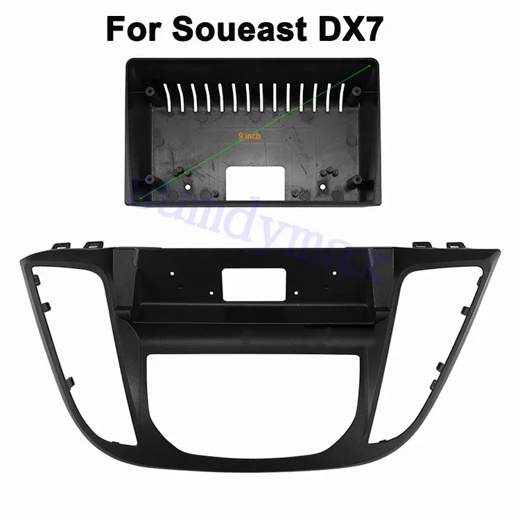 9inch Android Big Screen Audio Dash Fitting Panel Kit For Soueast DX7 2015-2018 car radio Dash Fascia frame