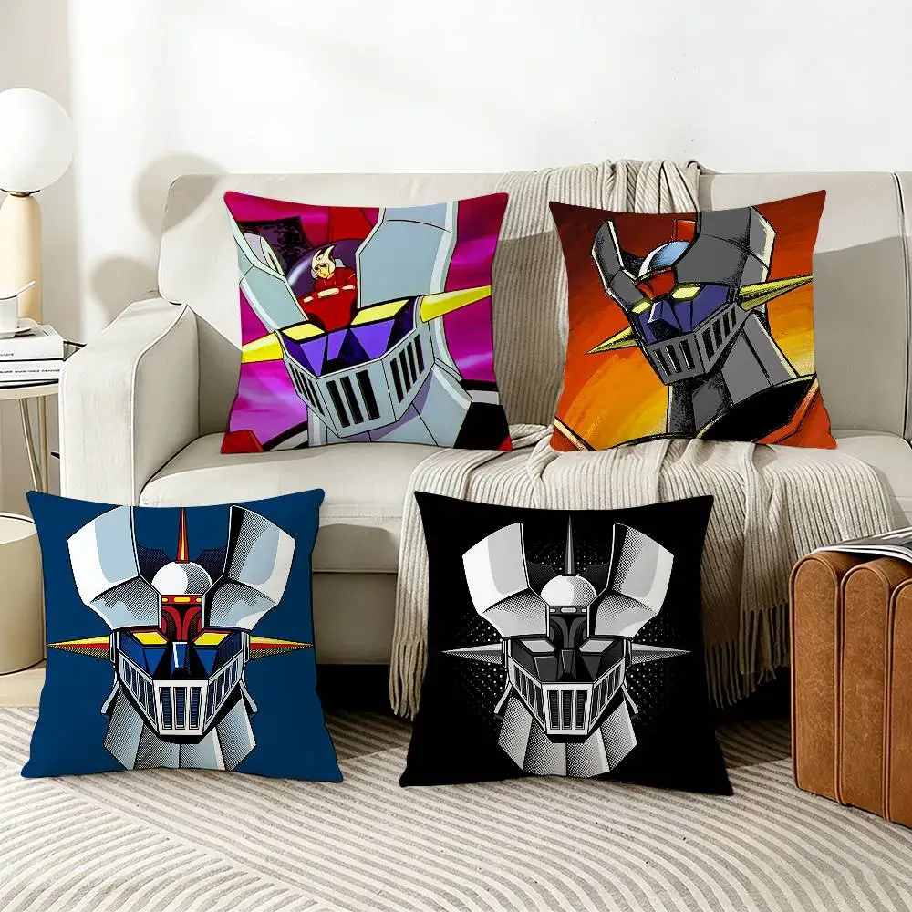 

M-Mazinger Z R-Robot Various Sizes Square Pillow Case For Car Home Bedchamber Decor