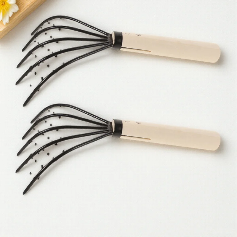 

2Pcs Seafood Digging Rake Carbon Steel Net Rake with Wood Handle Clam Scraper Beach Dredge Tool for Oyster Shell Harvesting
