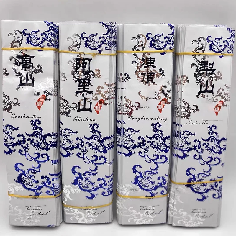 Classic Blue White Series Oolong Tea Bag A li Shan Thick Aluminum Foil Bag TaiWan DongDing Vacuum Packaging 150g Green Tea Bag