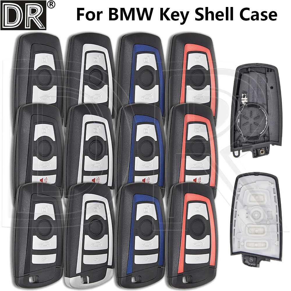 Image of Graet Ersatz Auto Fernbedienung Schlüssel Shell Fall Gehäuse Für BMW 1 3 5 7 Serie F10 F20 F30 F40 GT E90 E92 E93 X3 X5 CAS4 CAS4 + FEM