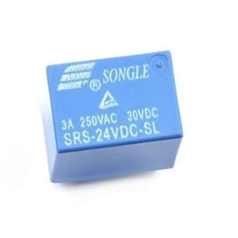 10PCS-50PCS SRS-05VDC-SL  SRS-12VDC-SL  SRS-24VDC-SL DIP6 6-pin Single Pole Double Throw (SPDT) Relay
