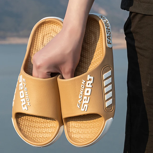 Big Size 48-49 Men Slippers Summer Flat Sole Home Slippers For Women Man Open Toe Trend Slides Couple Light Beach Shoes Sandals 4 Big Size 48-49 Men Slippers Summer Flat Sole Home Slippers For Women Man Open Toe Trend Slides Couple Light Beach Shoes Sandals 4
