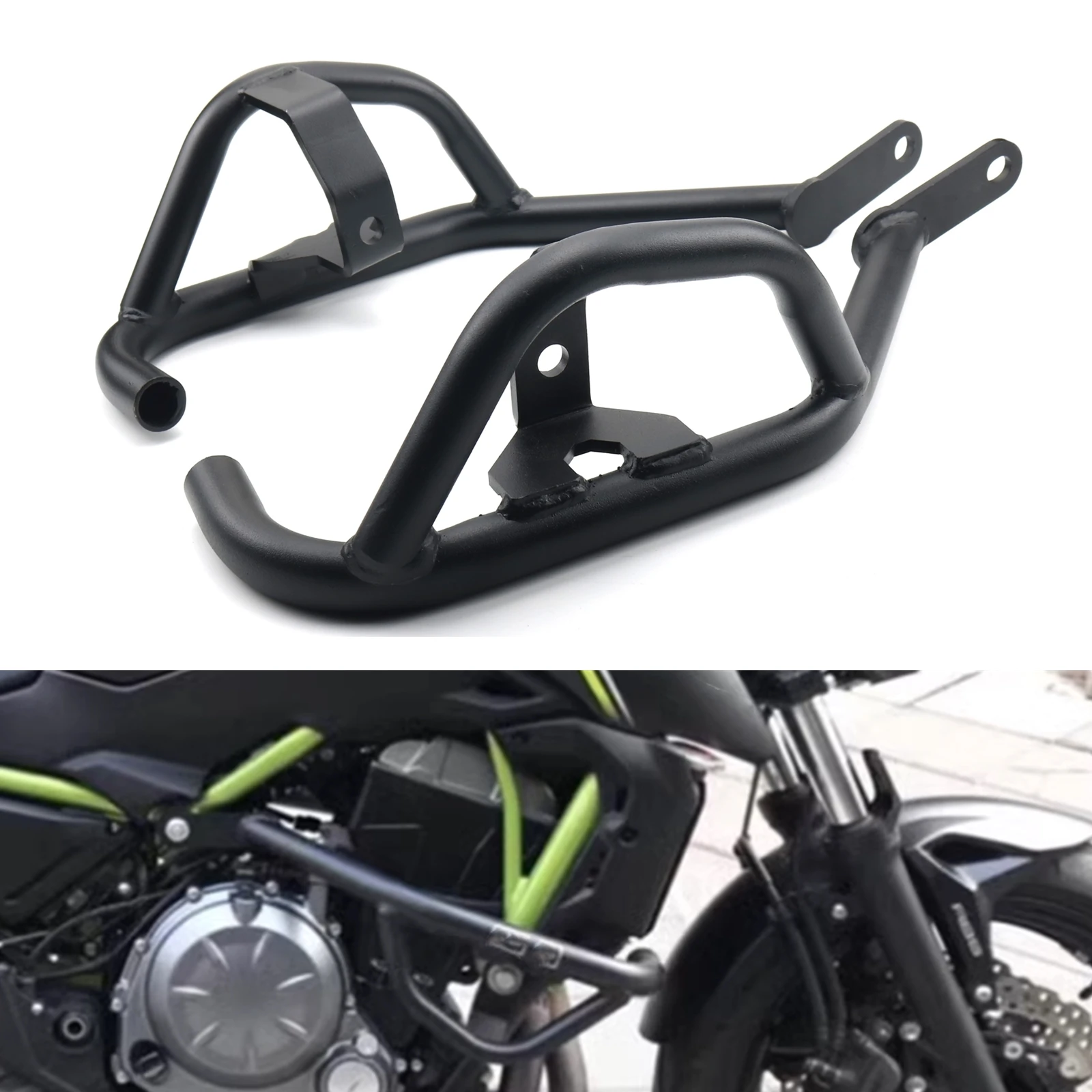 

Motorcycle Engine Guard Crash Bar Protector For Kawasaki Z650 Z650RS 2017-2023