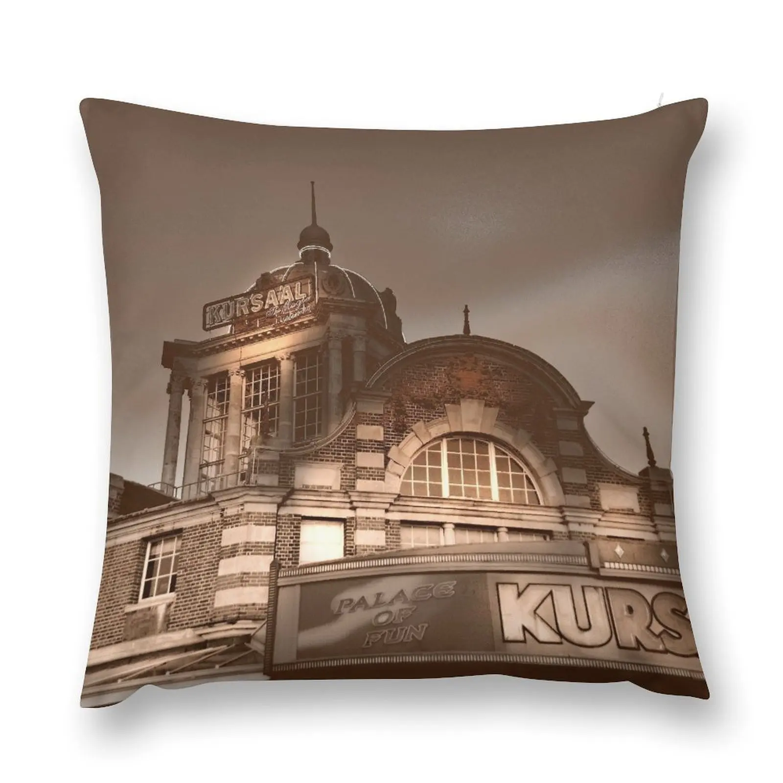 The Kursaal (Re edit) Throw Pillow autumn pillowcase Pillow Cases pillow