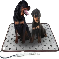 Pet Electric Blanket Winter Warming Pad Cat Dog Heated Nest Waterproof Warmer Power-Off Protection Bite-Resistant Mat Bed