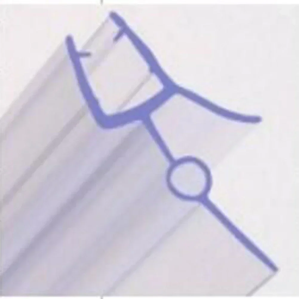 2 шт., уплотнительная лента для двери душа, 6 мм