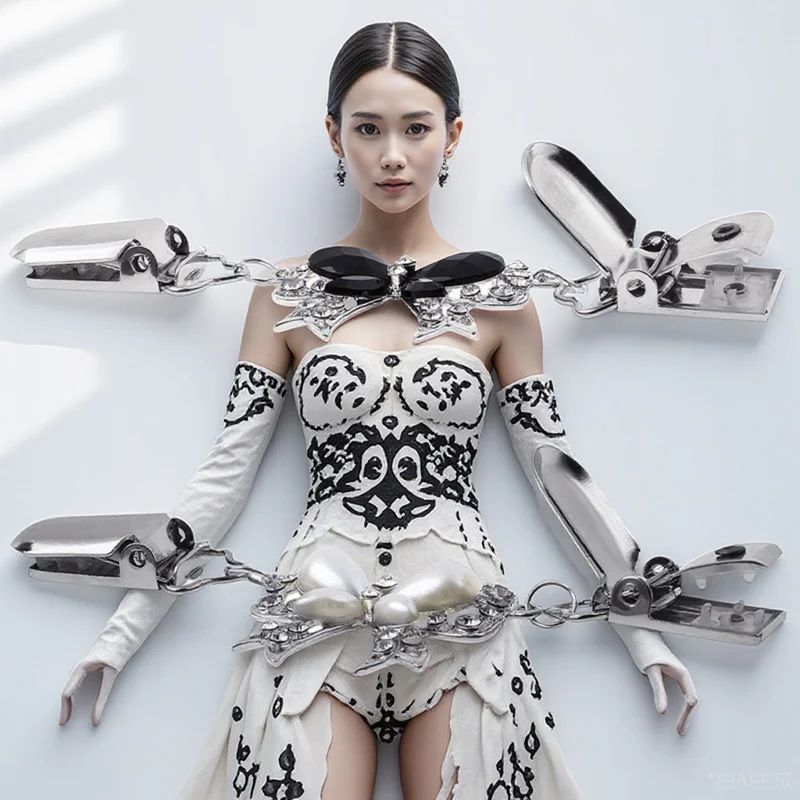 2 قطعة وشاح دقيق مشبك سبائك الزنك الملابس الديكور أنيق كل مباراة مقاطع سترة سترة طوق كليب الزفاف يؤرخ #6