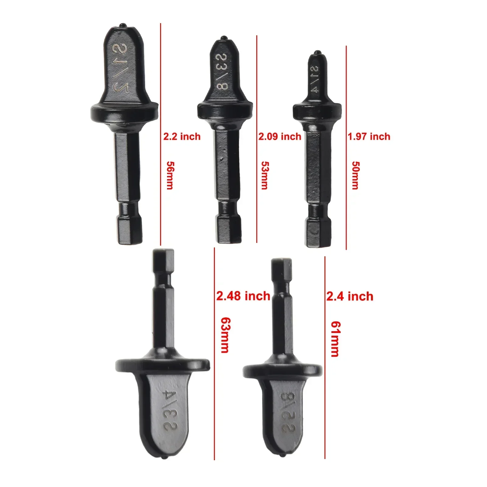 최고 품질 공구 튜브 익스팬더, 스웨이징 플레어, 15.9mm, 63mm, 61mm, 56mm, 53mm, 50mm, 1/2 인치 (12.7mm) 1/4 인치 (6.3mm)