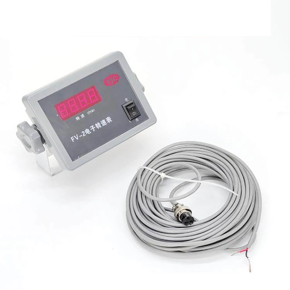 DC 12-36V Electronic Tachometer Square Digital Speed Monitor for Automotive, Marine and Diesel Engine