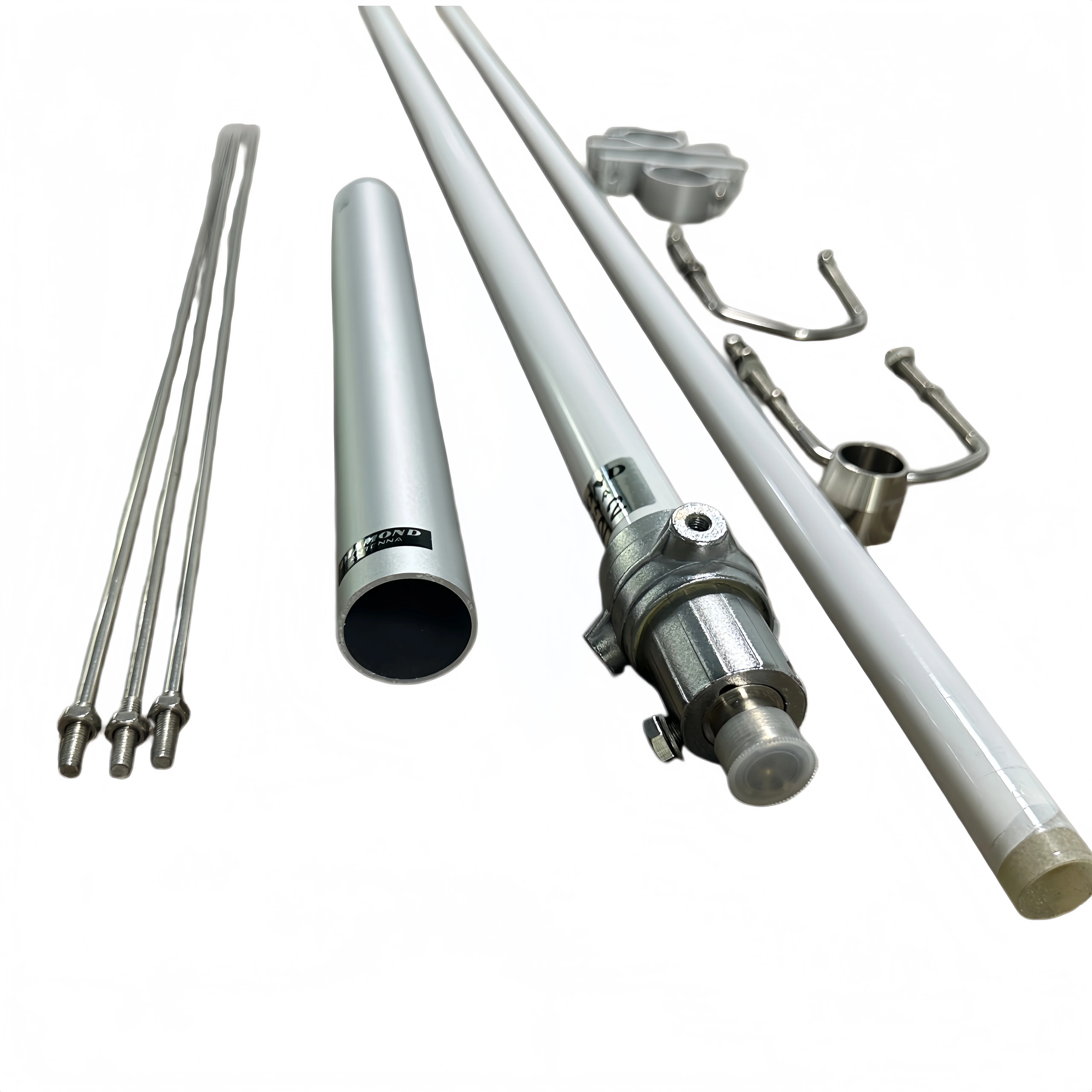 Gentong F-22 144MHz 3.2m 6.7dBi 200W Fiberglass GP Base Station Antenna UHF Female SO-239 Omni Amateur Radio Commercial IP67