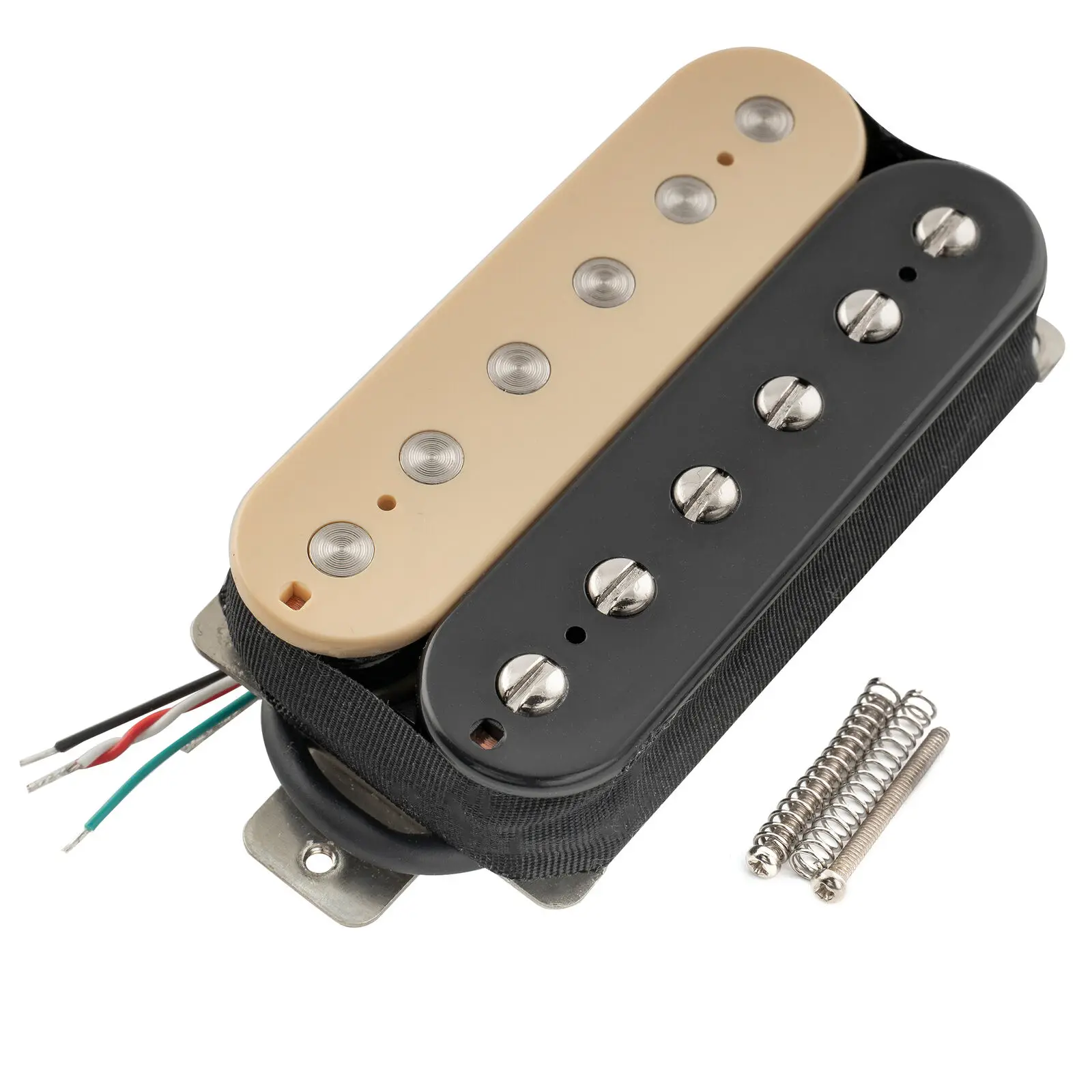 

Zebra Alnico 5 Uncovered Standard Humbucker Guitar Bridge Pickup
