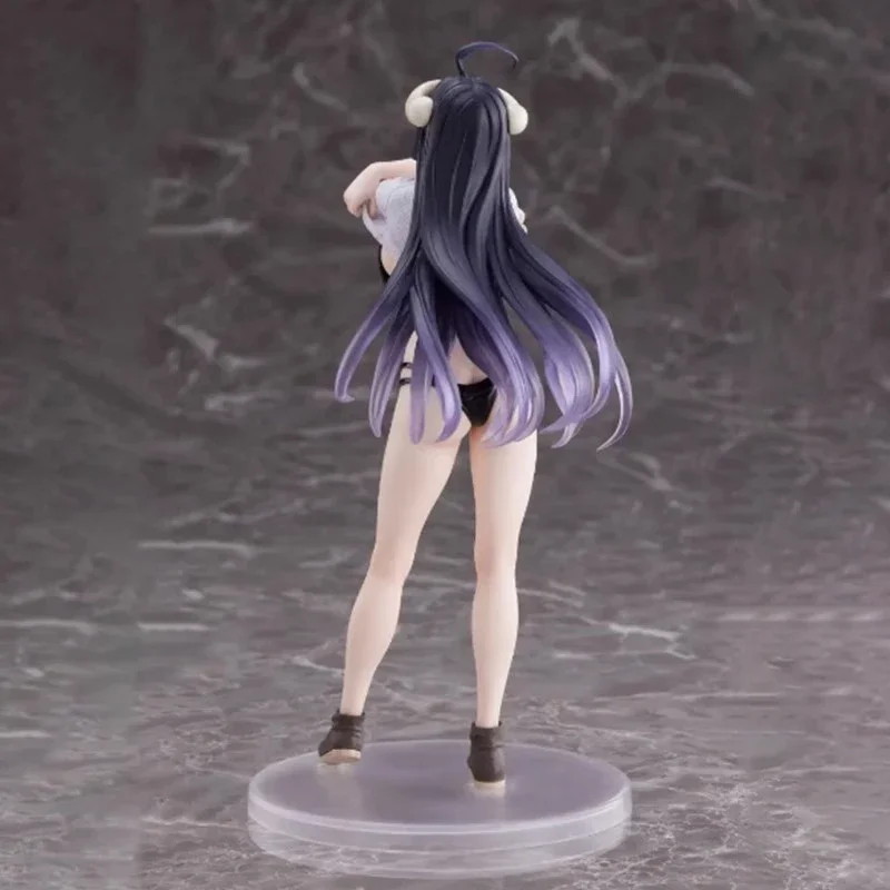 18CM Anime Overlord IV Albedo Coreful Figure T-Shirt maillot de bain Ver Sexy fille PVC figurines Hentai Collection modèle jouets cadeau