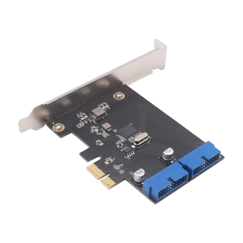 ●PCI Express USB 3.0 19 Pin Expansion Card PCIE 1X To 2 Ports USB