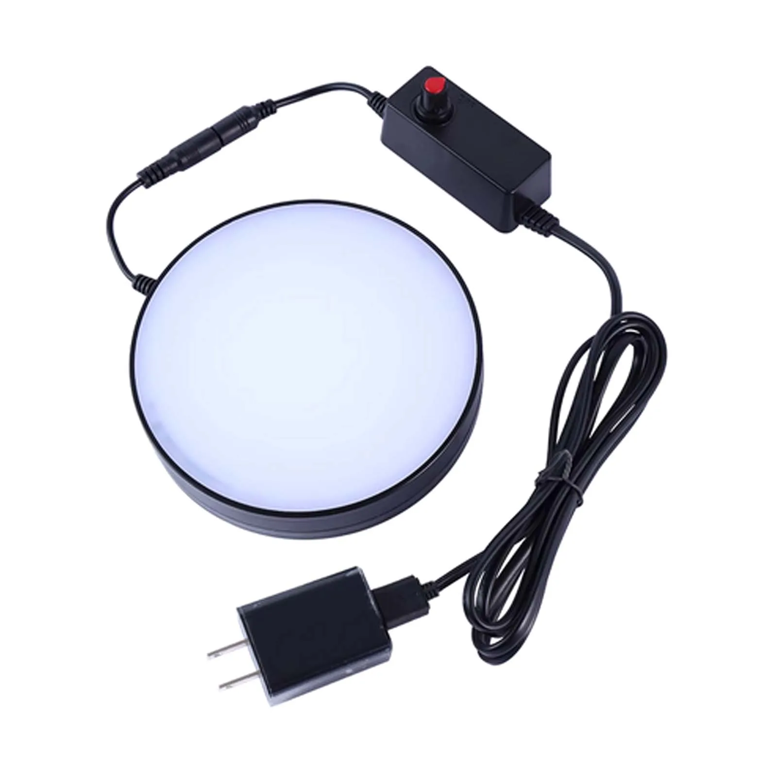 

130mm Round LED Backlight for PCB Inspection, High-Transparency Industrial Machine Vision & Visual Defect Detection Light
