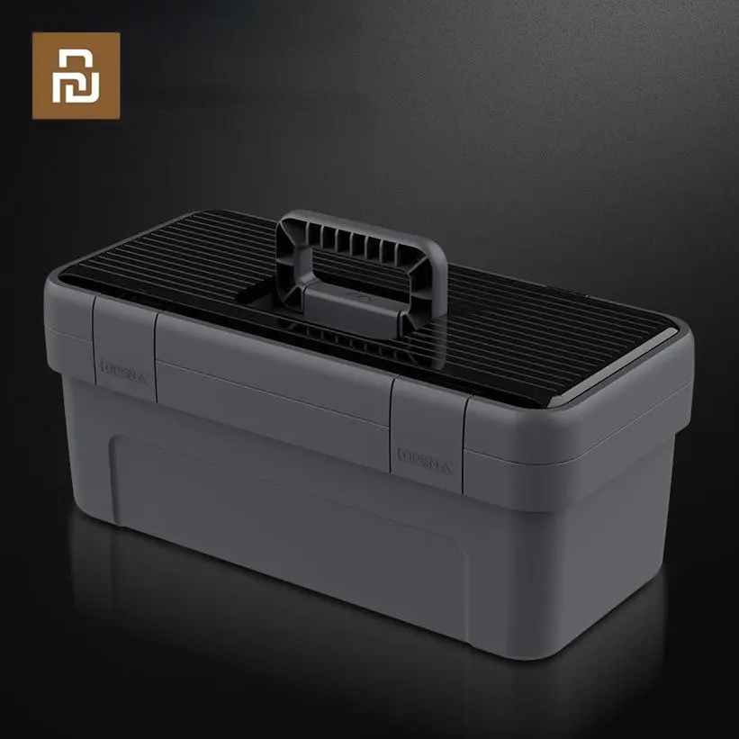 Youpin JIMIHOME Toolbox Storage Box Household Handheld Plastic Box Car Hardware Electrician Storage Maintenance Tools Large Case