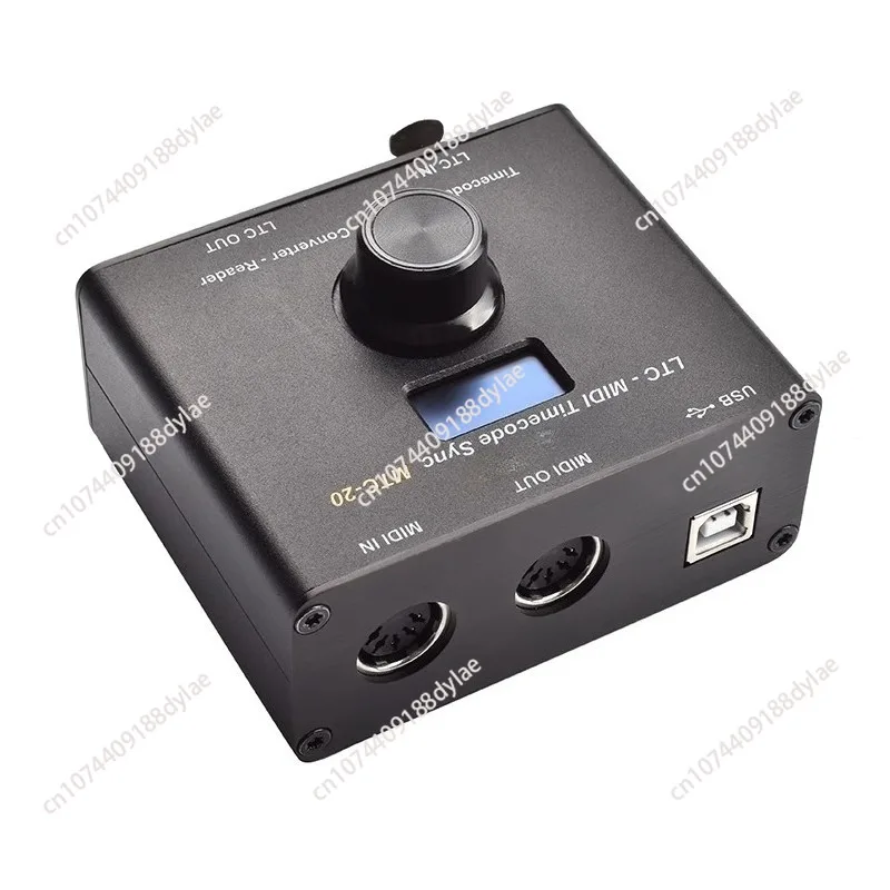 SMPTE LTC إلى MIDI MTC USB MIDI Audio Timecode Light Show MTC-20