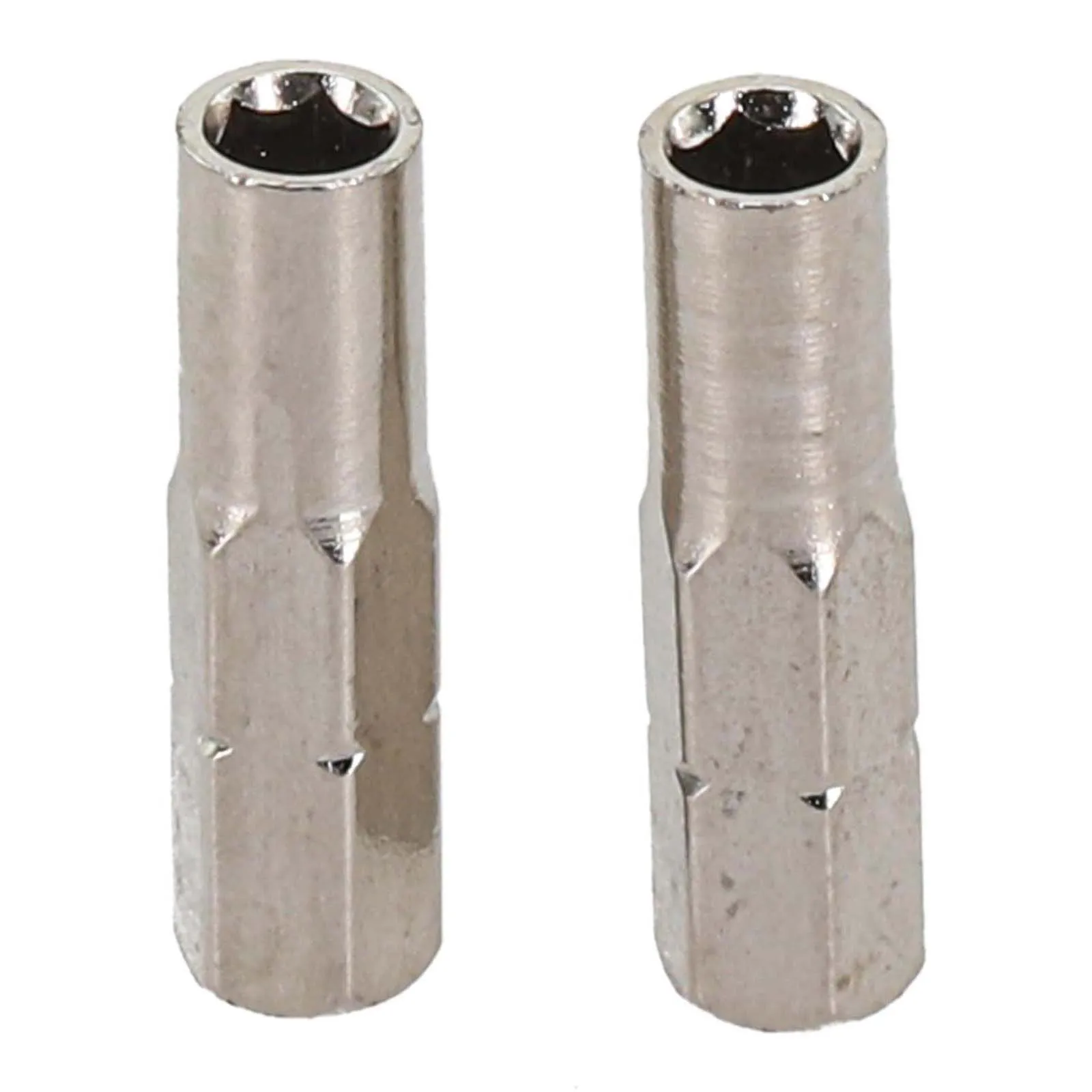 2pcs 6.35mm Insert Bit Adapter To 4mm Hex Shank Electric Screwdriver Tools