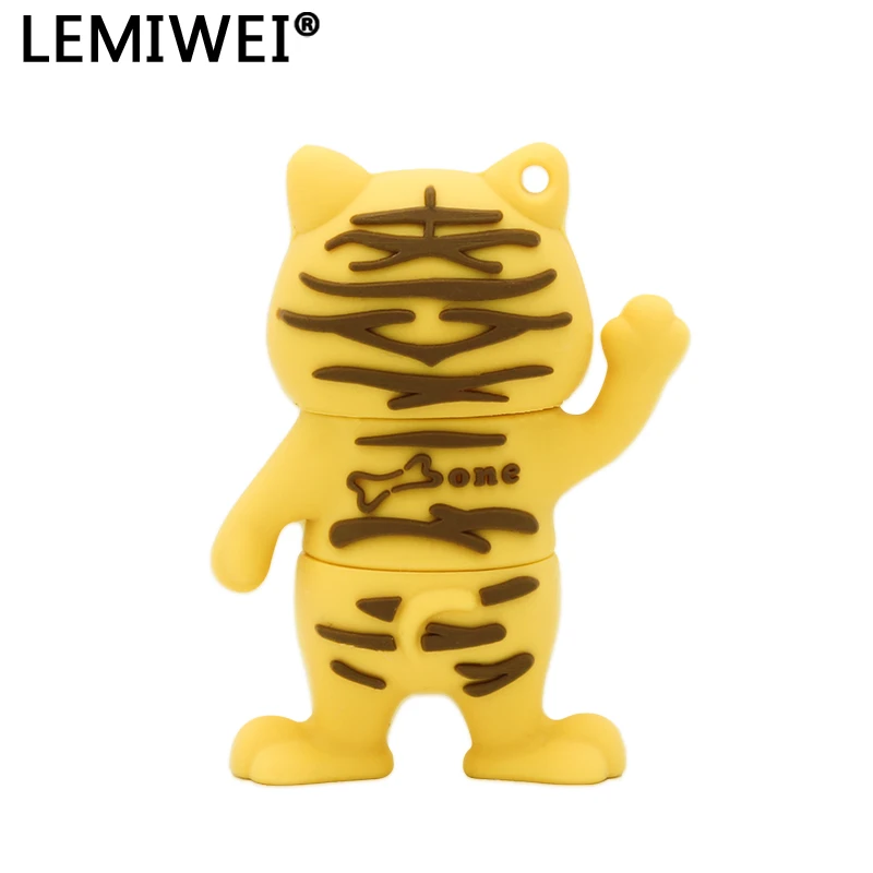 Cartoon Cute Tiger High Speed USB 3.0 Flash Drive 128GB 64GB 32GB 16GB 8GB USB3.0 Pen Drive Memory Stick U Disk For Computer PC