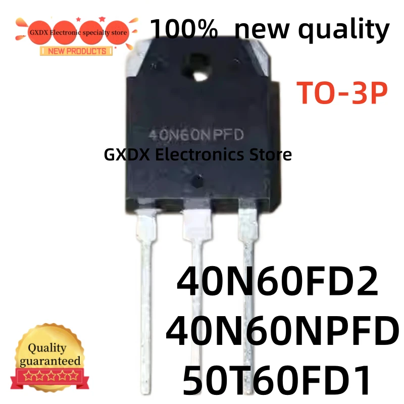5-10 pieces/lot 100% new 40N60FD2 TO-3P 40N60NPFD 50T60FD1 TO-3P IC Chip in Stock