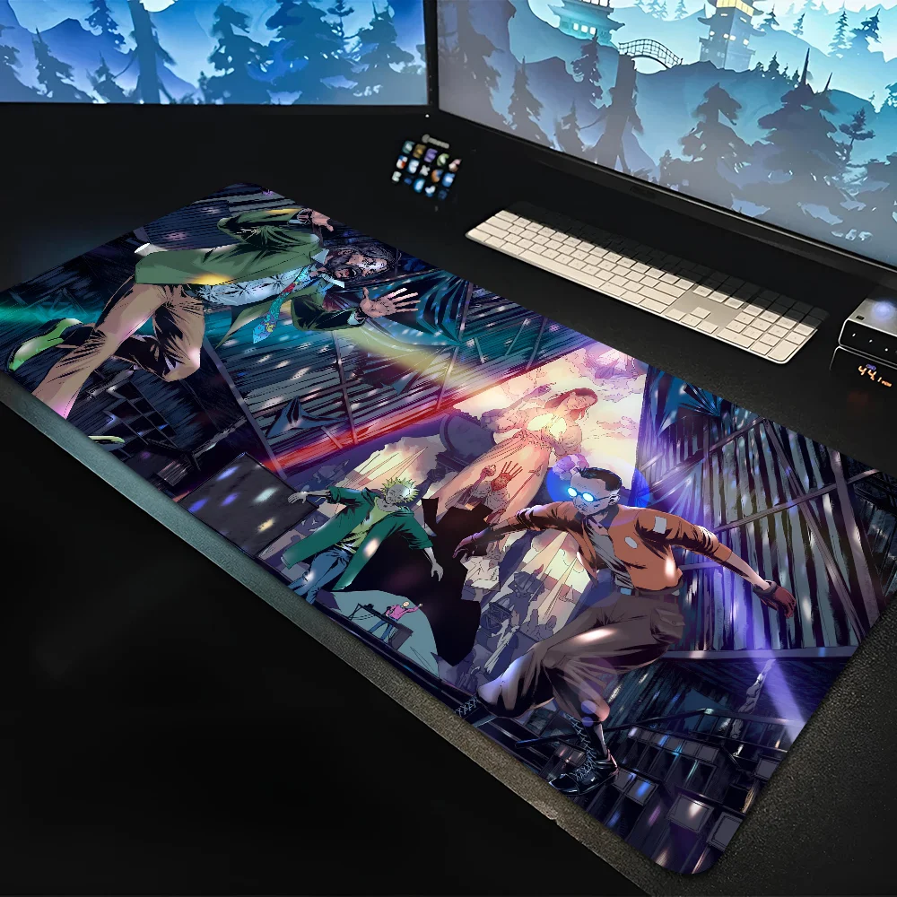 1PC Popular Cartoon Characters Disco Elysium Non-slip Mouse Pad Office Computers Laptops E-sports Game Desk Mats XXL Keyboard