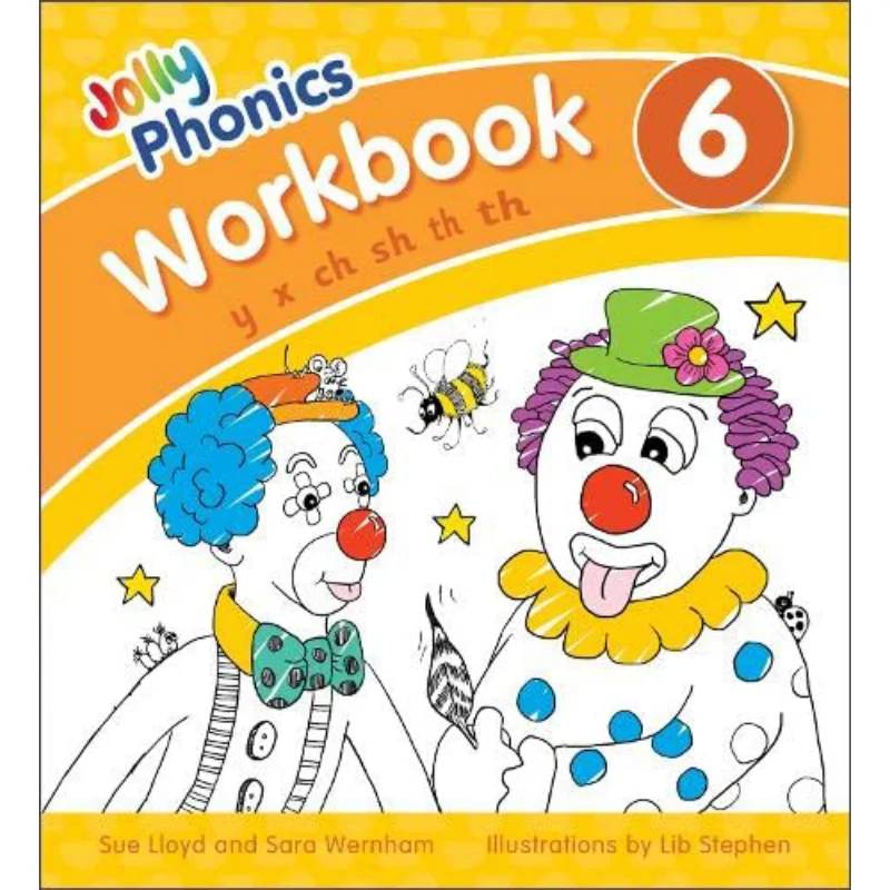 

Рабочая тетрадь Jolly Phonics 6, НОВОЕ ИЗДАНИЕ Sara Wernham Jolly Learning Ltd 9781844146567, книга