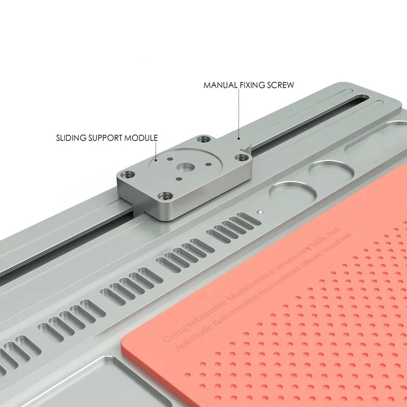 WYLIE SWT-86 Microscope Base Repair Platform Repair Table Microscope Mount Aluminium Alloy Platform Fixed Base