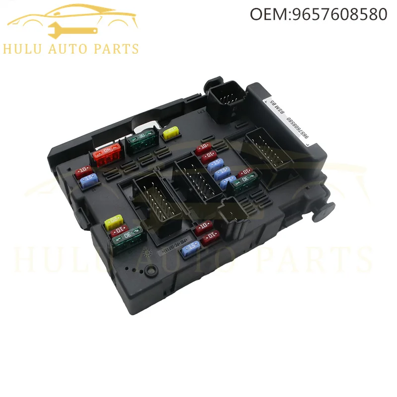 High Quality 9657608580 9657608780 Car Fuse Box Assembly New For Citroen C3 C5 C8 Xsara Peugeot 206 307 406 807 6500Y1 6500Y0