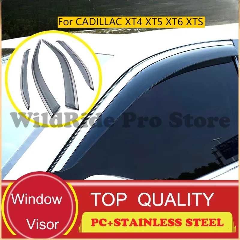 

Car Window Deflectors for CADILLAC XT4 XT5 XT6 XTS WINDOW VISOR RAIN GUARD WIND DEFLECTOR