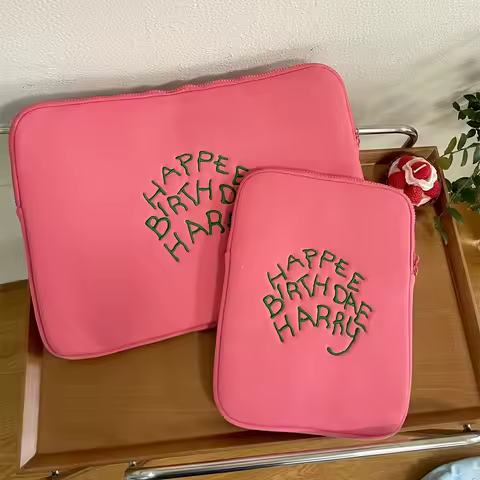Pink Laptop Case Laptop Sleeve for MacBook Air/Pro 13-15.6Inch for Xiaomi/Dell,Cute Shockproof Tablet Sleeve IPad Case 9-11 Inch