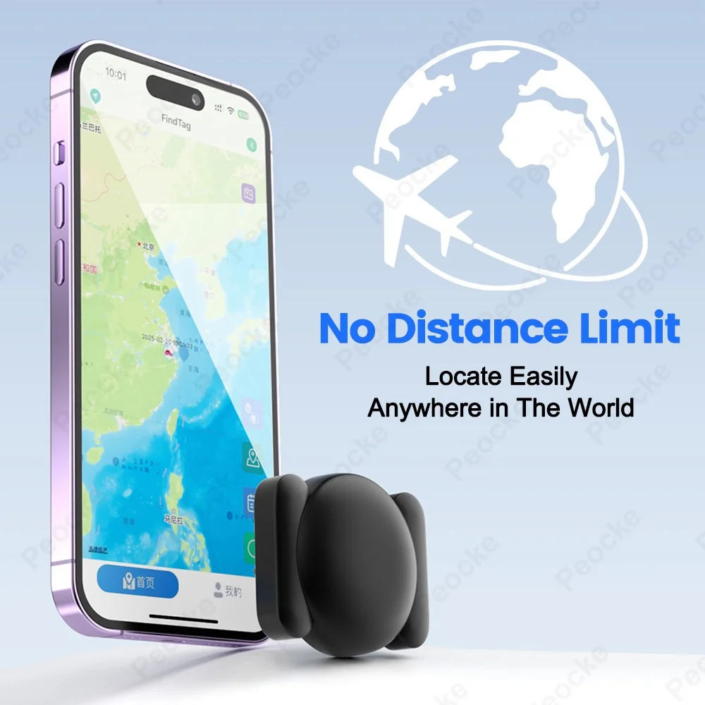 Rastreador de seguridad, billetera, caja de equipaje, localizador GPS, antipérdida para Android, etiqueta inteligente, funciona con Google Find Hub para Samsung One Plus