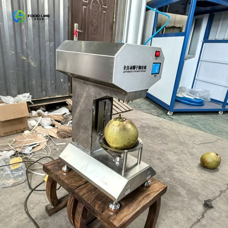 Coconut Peeling Machine High Speed Commercial Coconut Peeling Equipment FL Customized