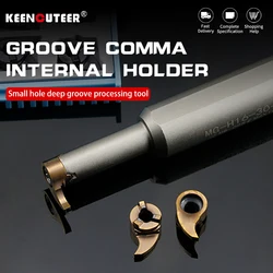 Small Grooving Cutter Bar Internal Holder MG-H12 H16 H20 Small Hole Deep Hole Comma Inserts MB-05R 07R 09R 11R Turning Tool CNC