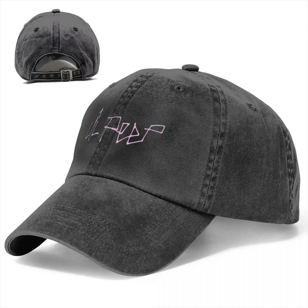 New Lil Peep Logo Baseball Caps Accessories Vintage Distressed Cotton Cool Snapback Hat Unisex Style Outdoor Workouts Caps Hat